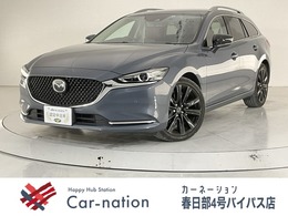 マツダ MAZDA6ワゴン 2.2 XD ブラック トーン エディション ディーゼルターボ 赤革 360度ビュー 前後ドラレコ ETC 地デジ