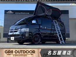 トヨタ ハイエースバン 2.7 スーパーGL ダークプライムII ワイド ミドルルーフ ロングボディ 4WD BIG-Xナビ　社外AW パワスラ　ベッドキット