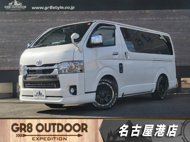 4WD/ナビTV/ETC/全方位カメラ/デジタルインナーミラー/GR8センターコンソール/BOXベッドキット/床張り/コーナーセンサー/ローダウン/17？社外アルミ/寒冷地仕様/ロッドホルダー