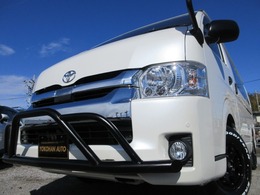 トヨタ ハイエース 2.7 GL ロング ミドルルーフ オフロード車内泊ナビ後TV電動ドアAWナスカ