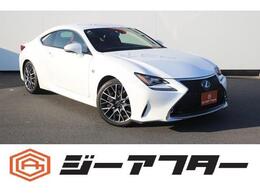 レクサス RC 350 Fスポーツ マクレビ赤革3眼LEDプリクラッシュ19AW