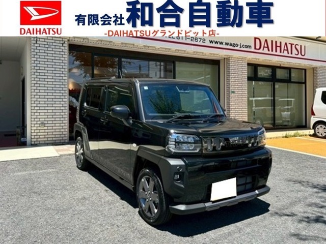 タフト・Gダーククロムベンチャー・ブラックマイカ。7インチナビ・バックモニター付きです。