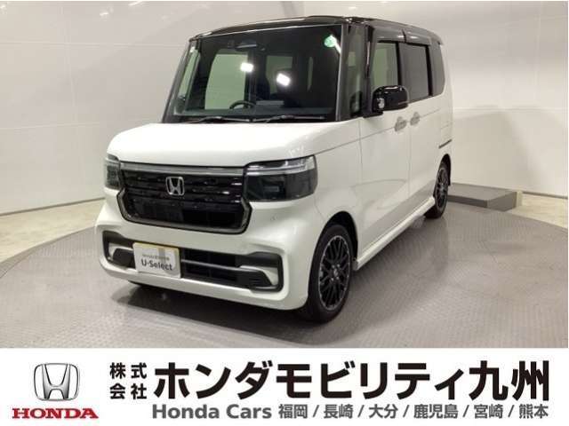 N-BOXカスタムターボコーディネートスタイルです！純正メモリーナビ、衝突低減ブレーキ、リアカメラ、両側電動スライドドア、LEDヘッド、純正15インチアルミホイール他、充実しています！