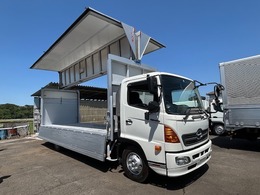 日野自動車 レンジャー ロング　アルミウィング　パワーゲート付 ラッシングレール2段　3t積　MT6速