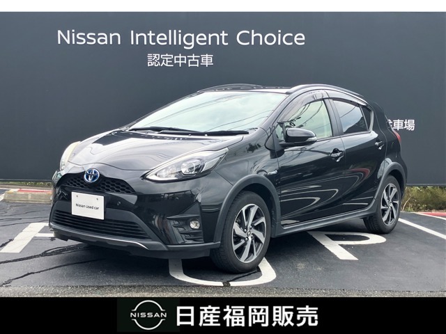H31年式、トヨタ　アクア　クロスオーバーが入荷しました。純正9インチナビ、トヨタセーフティセンス、インテリジェントクリアランスソナー、ETC、前後ドラレコ