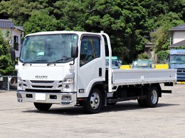 いすゞ エルフ 3t 平ボデー 全低床 ワイドロング AT車 2RG-NPR88AR