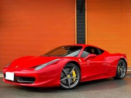 フェラーリ 458イタリア F1 DCT 正規D車CarbonD-ZONE+LEDステアフル電動S