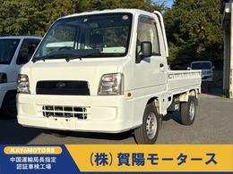 スバル サンバートラック 660 TB 三方開 4WD エアコン　パワステ　5MT+EL　エアバック