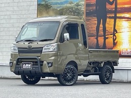 ダイハツ ハイゼットトラック 660 ジャンボ SAIIIt 3方開 4WD 4WD  リフトアップ  マッドバーン16インチ