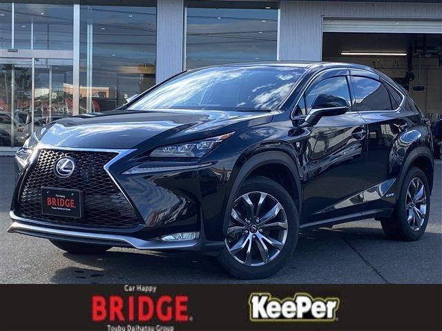 レクサス　NX　300h　Fスポーツ　4WD/シートヒーター＆ベンチレーション/赤黒コンビレザーメモリーパワーシート/パワーバックドア/ナビゲーション/バックモニター/ハンドルヒーター/サイドカメラ