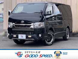 トヨタ ハイエースバン 2.8 スーパーGL ダークプライムII ロングボディ ディーゼルターボ 4WD TRDエアロ ナビTV 全周囲 RMPRACINGアルミ