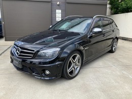 AMG Cクラスワゴン C63 禁煙車　サンルーフ　純正アルミ　本革シー