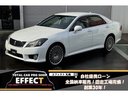 トヨタ クラウンアスリート 2.5 i-Four 4WD 革シート　PUSHスタート　ナビ　TV