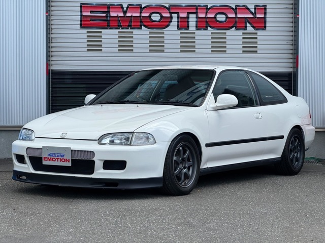 ホンダシビッククーペが入庫致しました！B16Aエンジン、5速MTミッション載替え公認済みです。アフターパーツ取付け多数カスタム済みです、一度ご覧下さいませ！