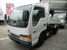 いすゞ エルフ . 2t　支柱無しダンプ　左電格ミラー