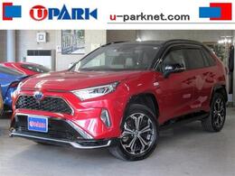 トヨタ RAV4 PHV 2.5 ブラック トーン E-Four 4WD 黒革エアシート 全方位 セーフティS LED