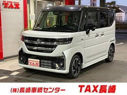 スズキ スペーシア 660 カスタム ハイブリッド XS 9インチナビ　フルセグ　全方位モニター