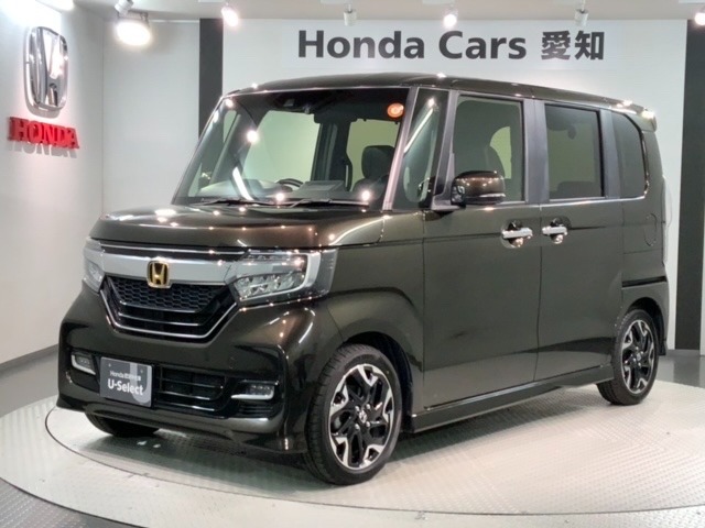 全国納車可 第三者機関証明書付 1年保証 ナビVXM-204VFi フルセグRカメラ CD録音 BTオ-ディオDVD シ-トヒ-タ-装備のN-BOXカスタム GLターボホンダセンシング入庫！