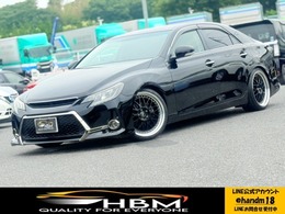 トヨタ マークX 2.5 250G リラックスセレクション ブラックリミテッド WORK19アルミTEIN車庫調演出フォグ禁煙車