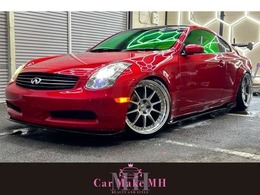 日産 スカイラインクーペ 3.5 350GT プレミアム レザーパッケージ キャンディーレッド全塗装6MT