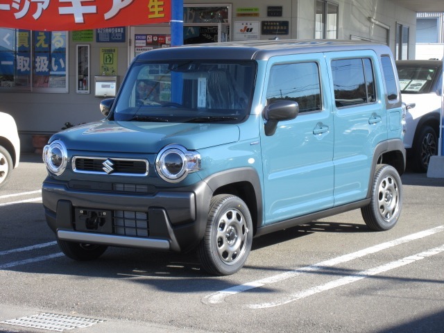 （新車/ご納期は1.5ヵ月程度）ハスラー・ハイブリッドG☆　新車にフルセグナビ/フロアマット/ドアバイザーがセットでお買得☆　新車なのでお好きな車体色でオーダーや、他グレードのお見積りもOK☆