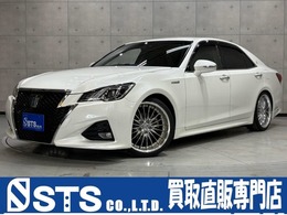 トヨタ クラウンアスリート ハイブリッド 2.5 S タナベ車高調　WORK19インチ　革シート