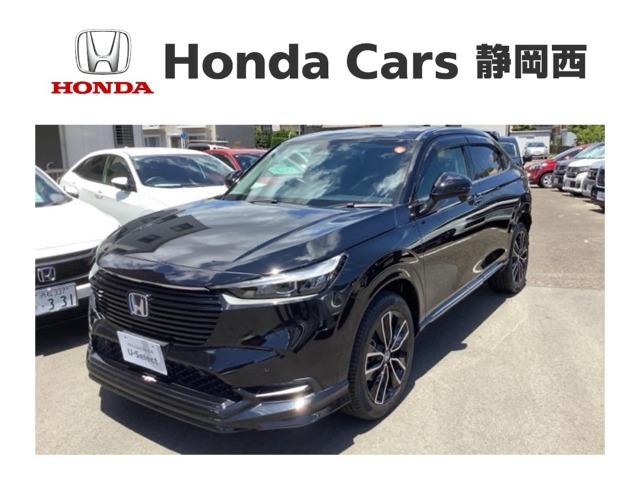 全国納車可 第三者機関証明書付 H SENSING 最長5年保証 ナビVXU-215VZi TV Rカメラ CD録音 BTオ-ディオ DVD ドラレコ ETC装備のヴェゼル e:HEV Z入庫！