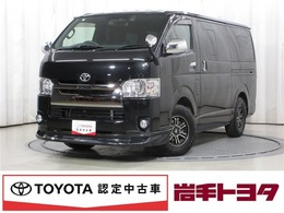 トヨタ レジアスエース 2.8 スーパーGL ダークプライムII ロングボディ ディーゼルターボ 4WD トヨタセーフティセンス ナビ バックカメラ