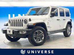 ジープ ラングラー アンリミテッド サハラ 2.0L 4WD 黒革シート　シートヒーター　Uコネクト
