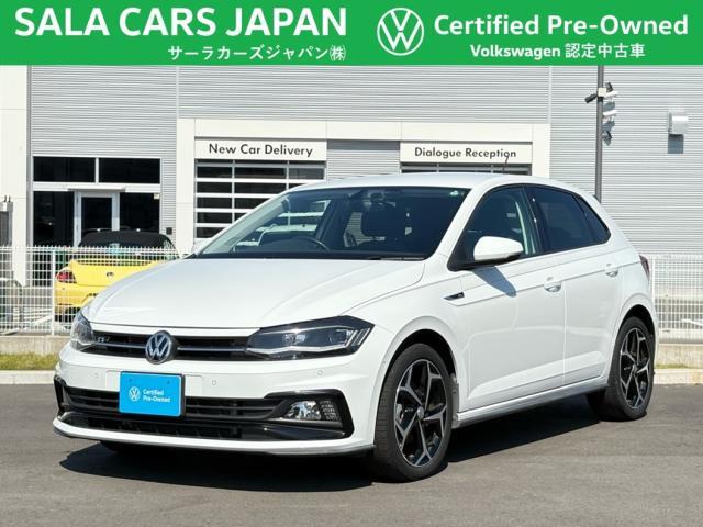 Polo TSI R-Line（ピュアホワイト）セーフティパッケージ付き。
