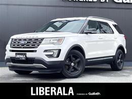 フォード エクスプローラー XLT エコブースト 7人乗り　ベージュレザーシート　ナビゲー