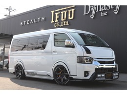 トヨタ ハイエース 2.7 GL ロング ミドルルーフ 3列クロスシート2脚ロングスライドレール