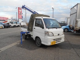 スバル サンバートラック 4WD クレーン付き　アコーディオン幌 