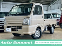 スズキ キャリイ 660 KCエアコン・パワステ 3方開 4WD 全塗装刷毛塗り/4WD/ウッドハンドル