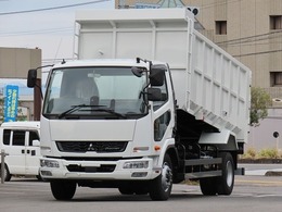 三菱ふそう ファイター 7.7t 増トン 土砂禁ダンプ 内寸-長449x幅206x高140