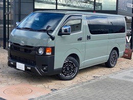 トヨタ ハイエースバン 2.8 スーパーGL ロング ディーゼルターボ アースカラーパッケージ　丸目カスタム　シ