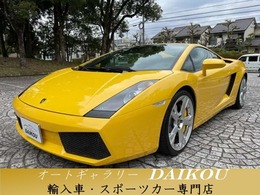 ランボルギーニ ガヤルド eギア 4WD 正規D車・黒革黄色ステッチ・電動シート付