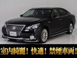 トヨタ クラウンマジェスタ 3.5 Fバージョン 禁煙車/OP18AW/黒本革/フルエアロ/衝突軽減
