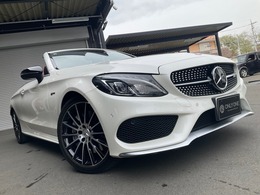 メルセデスAMG Cクラスカブリオレ C43 4マチック 4WD 買取直販車　ワンオーナー 赤幌 赤革