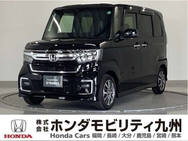 N-BOXカスタムLです！純正メモリーナビ、衝突低減ブレーキ、ドラレコ、リアカメラ、両側電動スライドドア、シートヒーター、LEDヘッド、純正15インチアルミホイール他、充実しています！