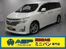 日産 エルグランド 2.5 250ハイウェイスター 純正HDDナビ　ハーフレザーシート