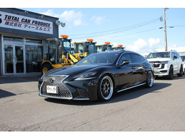 レクサス LS 500 バージョンL 4WD BBS-LMR21インチ　マクレビ　サスコン