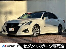 トヨタ クラウンアスリート ハイブリッド 2.5 S Four 4WD 4WD　後期　ムーンルーフ　黒革　シートベ