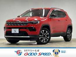 ジープ コンパス リミテッド 4WD 黒革　純正10.1型ナビ地デジ　全周囲　BSM