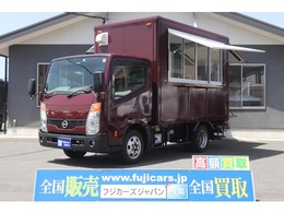 日産 アトラス 移動販売車　キッチンカー 2槽シンク　コールドテーブル　外部電源