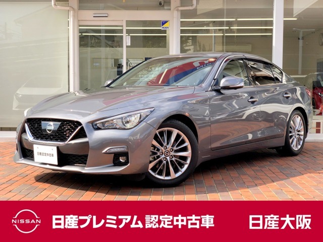 日産V6エンジンのDNAであるシャープなアクセルへの俊敏なレスポンスとあふれるパワーを誇る、3.0Lツインターボエンジンです！スカイラインならではの走りのダイナミズムと運転の愉しみを実現しています。