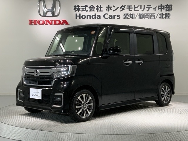 全国納車可 第三者機関証明書付 Honda SENSING 2年保証 ナビVXM-214VFi フルセグRカメラ CD録音 BTオ-ディオDVD シ-トヒ-タ-ETC装備のN-BOXカスタム L入庫！