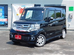 ホンダ N-BOX 660 カスタムG ターボ Lパッケージ 4WD 純正8インチナビTV　Bカメラ　両側パワスラ