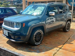 ジープ レネゲード リミテッド リフトアップ　アルミ　ホワイトレター