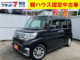 ダイハツ タント 660 カスタム X SAIII 左電動両側スライドドア　衝突被害軽減ブレ